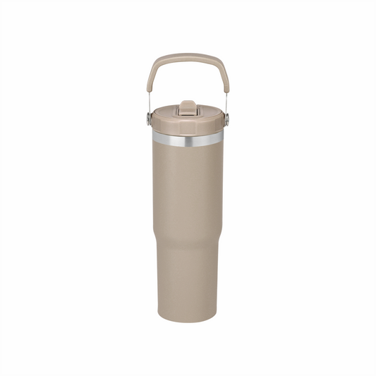 28oz Urban Peak® Pinnacle Flip Straw Tumbler - Sand