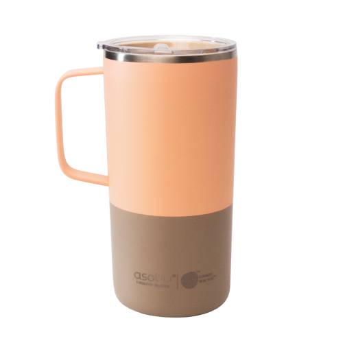 ASOBU TOWER MUG-SM90 - Pastel Peach