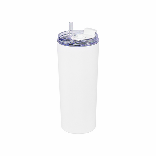 20oz Urban Peak® Cascade Pop-Up Straw Tumbler - White