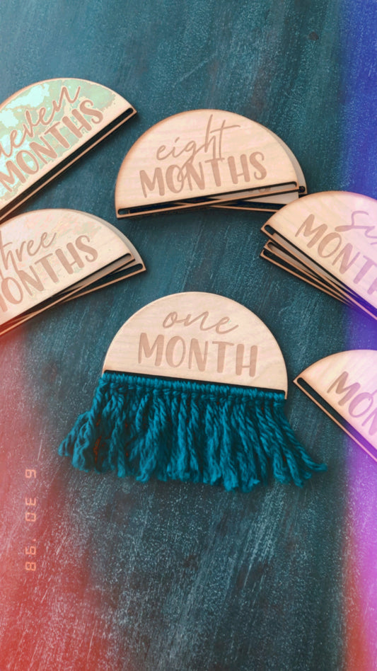 Unfinished Monthly Milestones for Macrame | Yarn | Hanging