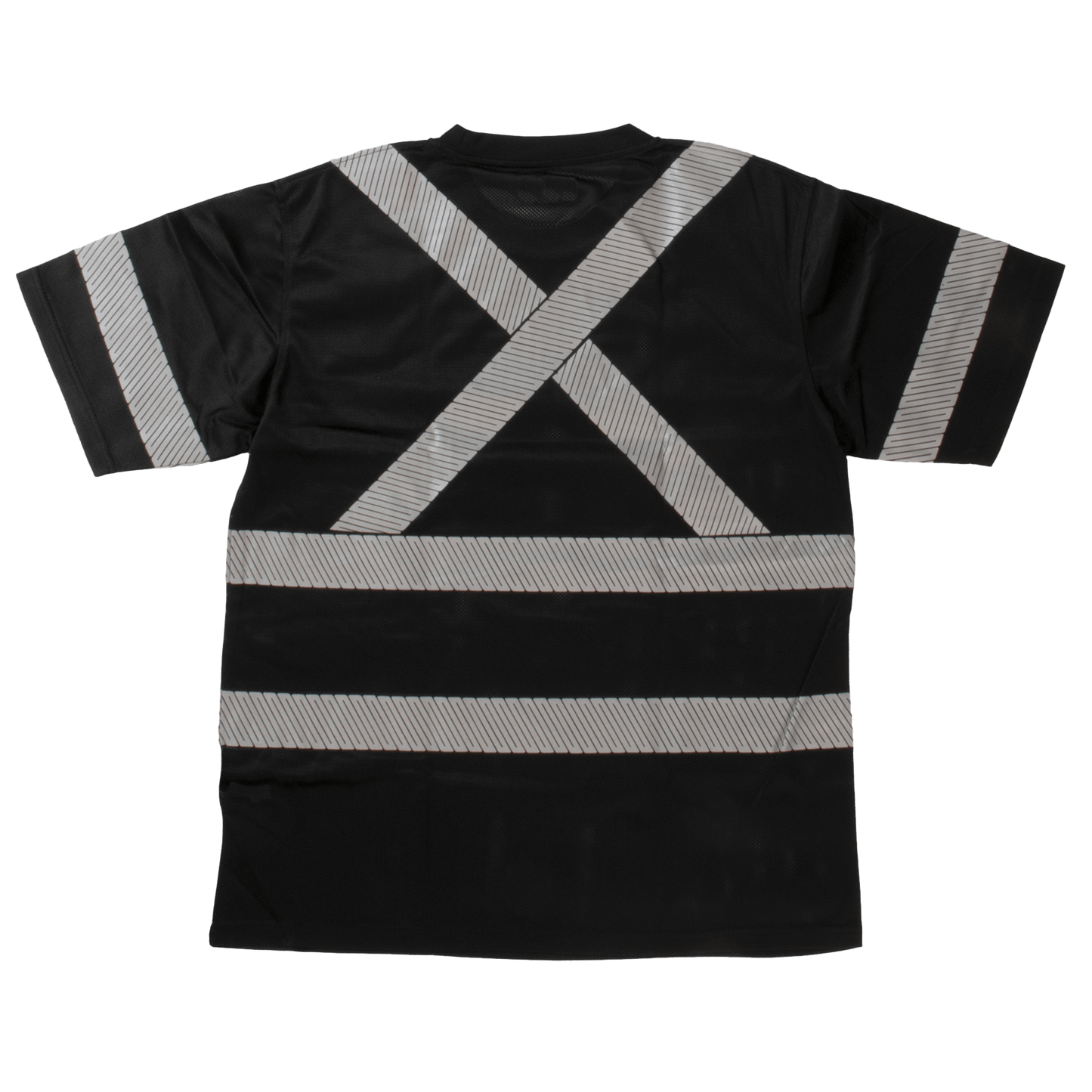 Short Sleeve Safety T-Shirt with Segmented Stripes, ST07
