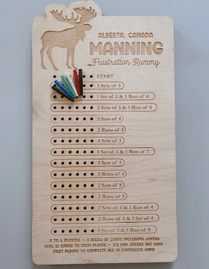 Manning Rummy Board